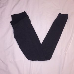 gray cotton leggings